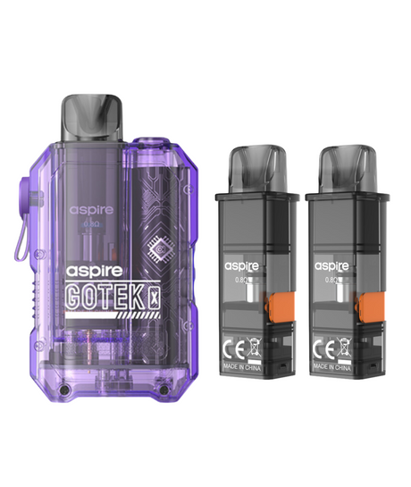 Bundle: Aspire Gotek X Kit + 2 Pack Pods