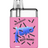 A pink Vaporesso Eco Nano Kit featuring COREX heating technology, with a prominent blue logo on the front and a transparent top.