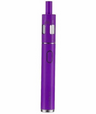 A purple Innokin Endura T18E Kit vaping pen with a sleek design featuring a central button and clear viewing windows to monitor liquid levels.