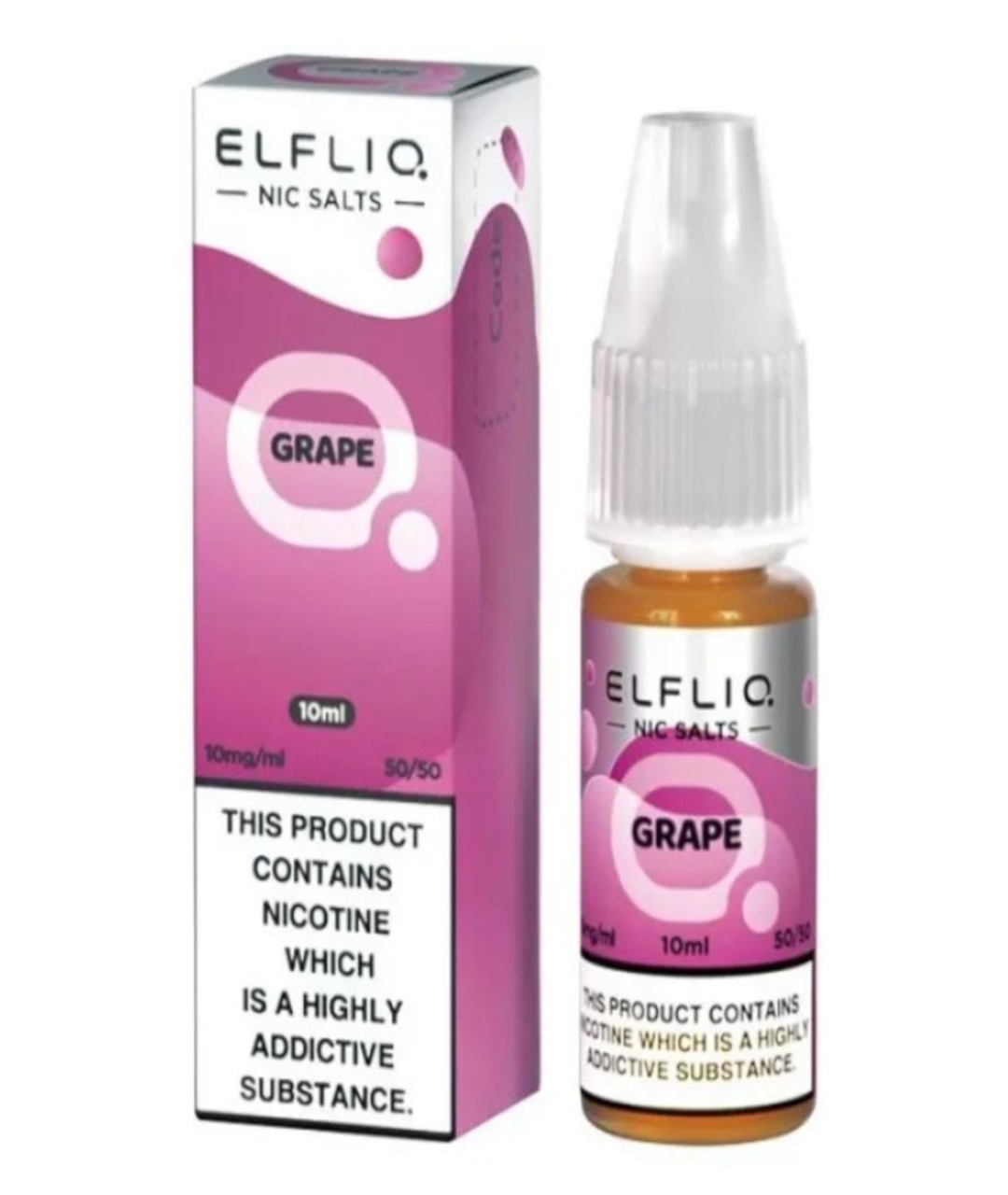 Elfbar ElfLiq Nic Salts Grape - 10ml