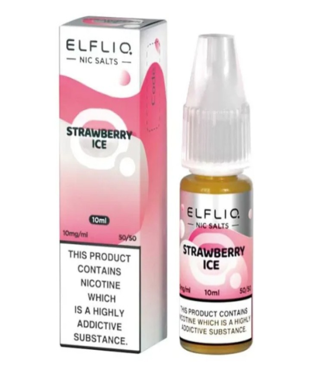 Elfbar ElfLiq Nic Salts Strawberry Ice - 10ml