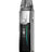 A Vaporesso Luxe XR Max electronic cigarette, or vape, featuring a digital display showing 80 watts and puff timer. The device has a sleek design with metallic finish and a visible e-liquid chamber at the top.